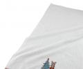 Полотенце Arya с вышивкой Рождество 50x90 Bunny, Белый