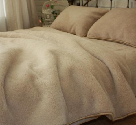 Одеяло тёплое Magic Wool &quot;Облако бежевое&quot; шерсть мериноса, 200х200