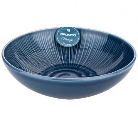 Тарелка суповая-салатник &quot;MIRAGE&quot; (синяя), диаметр 19 см