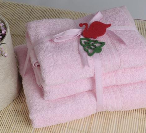 Shalla полотенца Pink (розовый), 50x90