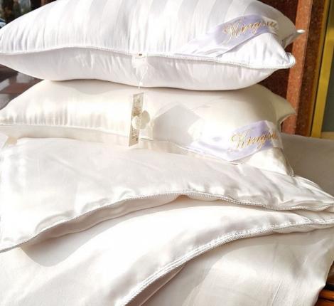 Одеяло шёлковое Kingsilk Luxury всесезонное, 200х220 (белый)