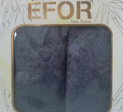 Набор полотенец EFOR (50*90,70*140) бамбук/хлопок, цвета в ассортименте