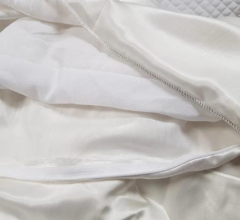 Одеяло шелковое Elisabette PREMIUM  всесезонное, 160х210 (белое)