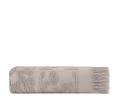 Полотенце махровое Arya с бахромой Isabel Soft 70х140, Бежевый