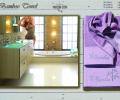 Комплект полотенец со стразами 30x50-50x100-75x150 Maison D'or &quot;BAMBU&quot;, фиолетовый