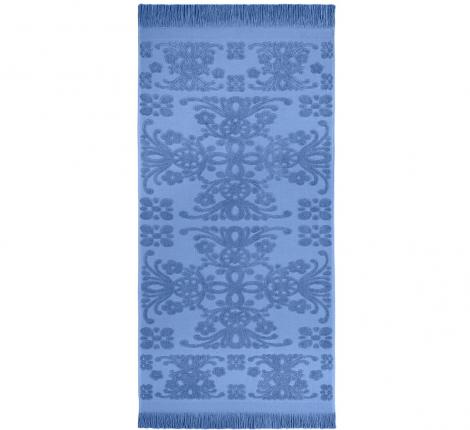 Полотенце махровое Arya с бахромой Isabel Soft 70х140, Голубой