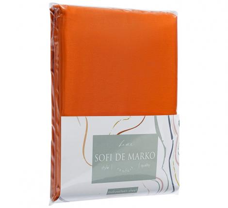 Простыня &quot;Sofi de Marko&quot; Premium Mako (оранжевый), 240х260