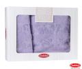 Комплект махровых полотенец в коробке 50x90+70x140 Hobby &quot;VERSAL&quot;, лиловый