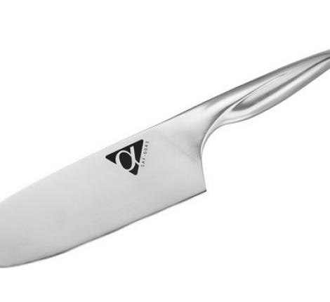 Нож кухонный &quot;Samura ALFA&quot; Накири 168 мм, AUS-10 (с тату)