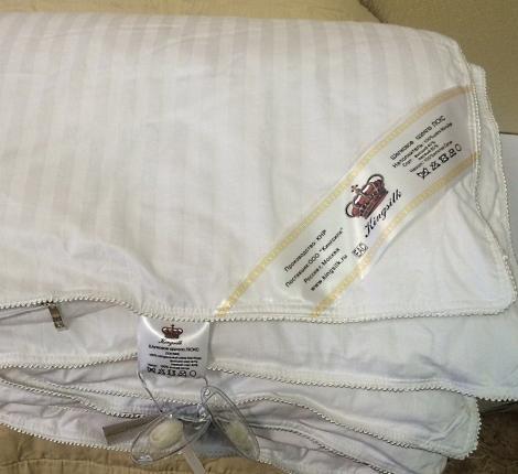 Одеяло шёлковое Elisabette Люкс всесезонное,140x205 (белый)