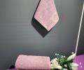 Комплект махровых полотенец 30x50-50x100-70x140 Maison D'or &quot;GARDEN&quot;, фиолетовый