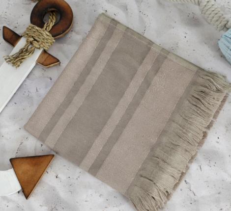 DERIN Vison (коричневый) полотенце пляжное, 50x90