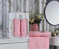 Комплект махровых полотенец &quot;TWO DOLPHINS&quot; (50x90/70х140) 2 шт. SEVAKIN, розовый