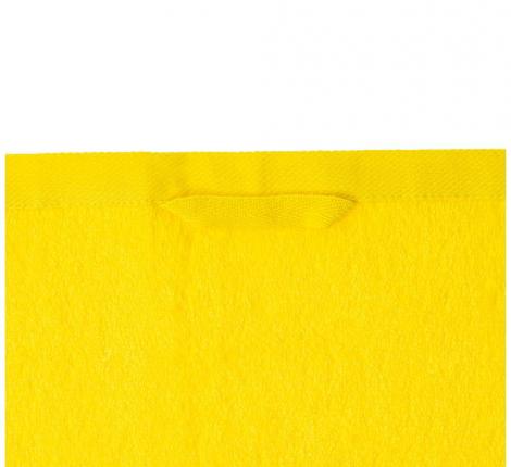 Полотенце махровое с бордюром &quot;SANTALINO&quot; 850-100-7, 90х160 (жёлтый)