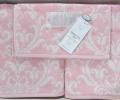 Комплект махровых полотенец  30x50-50x100-85x150 Maison D'or &quot;LUXUS&quot;, розовый