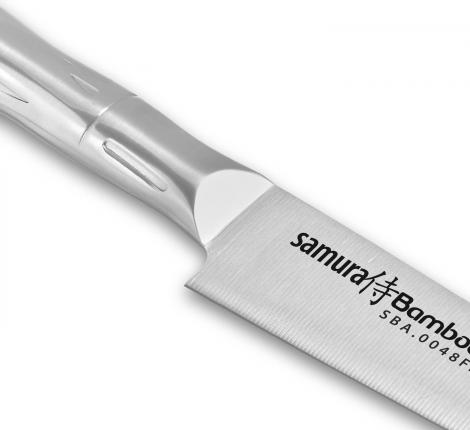 Нож кухонный &quot;Samura Bamboo&quot; для замороженных продуктов 196 мм, AUS-8 (с тату)