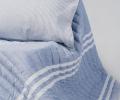 Одеяло-покрывало &quot;OXYGEN&quot; всесезонное, 170х205 (синий меланж)