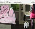 Комплект бамбуковых полотенец  50x100*2 Maison D'or &quot;ROSE MARINE&quot;, грязно-розовый