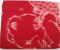 Одеяло шерстяное красное (детское), 100x140