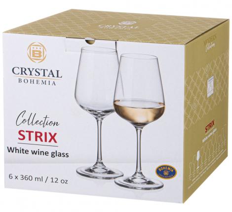 Набор бокалов для вина 6 штук &quot;DORA / STRIX&quot;, 360 мл