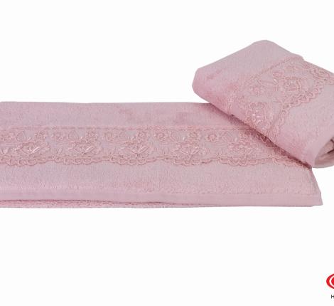 Махровое полотенце 50x90 Hobby &quot;SIDELYA&quot; розовый