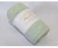 Простыня на резинке махровая с наволочками &quot;Maison D'or&quot; DUZ (зелёный), 100х200