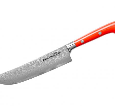 Нож кухонный с больстером &quot;Samura SULTAN&quot; Шеф 164 мм, G-10 (красный)