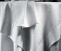 Скатерть круглая &quot;Blanc des Vosges&quot; OMBELLE blanc (белый) 175 см+12 салфеток 50х50