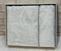 Набор махровых полотенец EFOR &quot;ANNA&quot; (50*90,70*140), серый