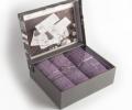 Салфетки вафельные со стразами Maison D'or &quot;BRISE APONE&quot; 40х60-3шт., фиолетовый