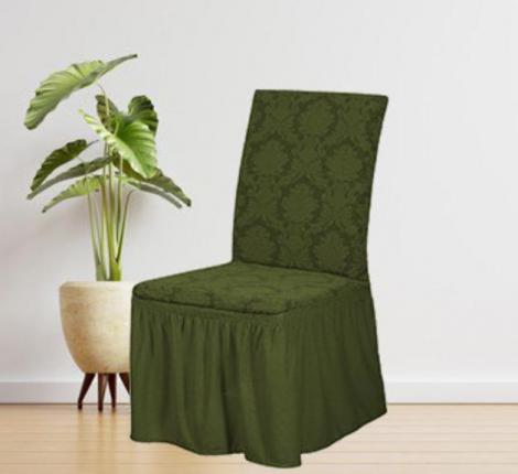 Комплект чехлов на стулья Karteks &quot;Классика&quot; 6шт. KAR 012-09, зелёный