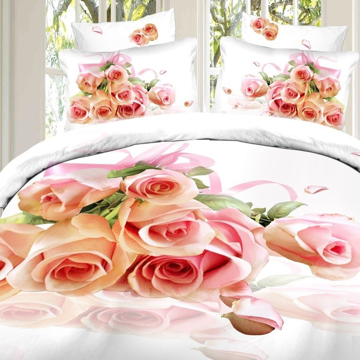Постельное белье розы