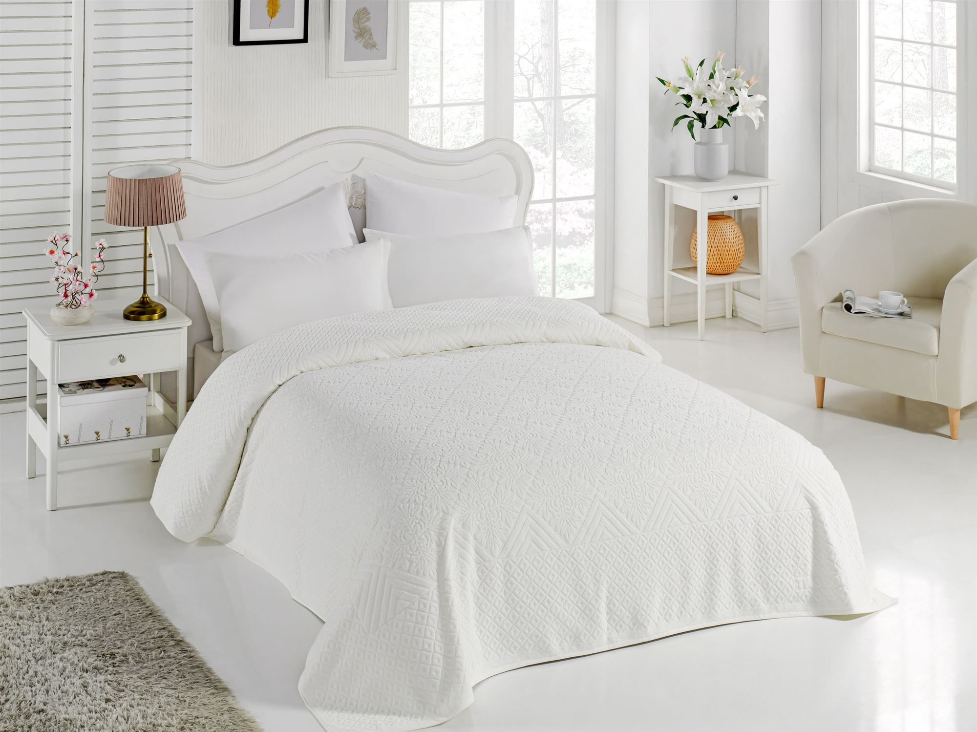 Two dolphins махровое покрывало. вафельная простынь покрывало. простынь покрывало. постельное белье karna 3625. простынь покрывало.