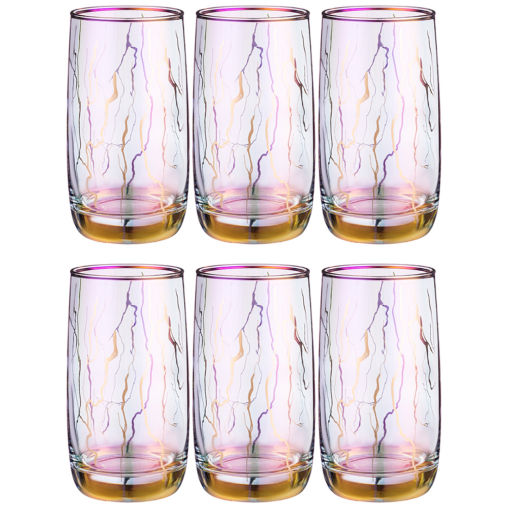 стакан дымка. гласстар / набор 6 фужеров, 280 мл "лавандовый аметист". гусь-хрустальный стекольный завод радуга лиловая дымка rnld. аква". бокалы glasstar гусь хрустальный.