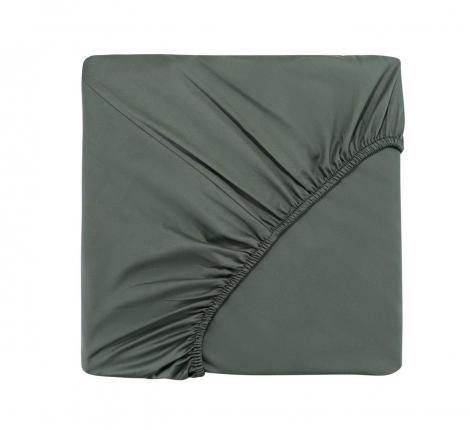 Простыня на резинке "Sofi de Marko" Мармис (хаки) Сатин, 200х200х30