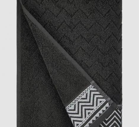 Полотенце махровое Arya 70x140 Vigor, Антрацит