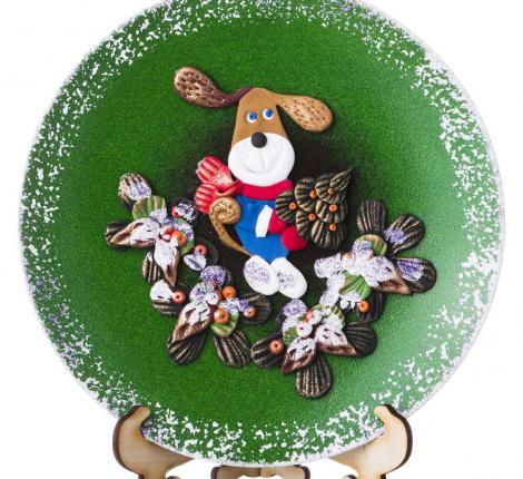 Тарелка декоративная "Lefard" 135-5058, диаметр 20 см