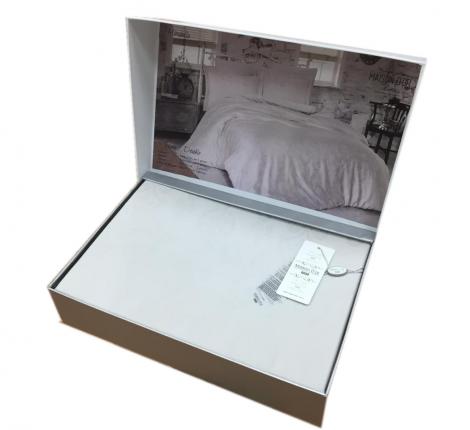 Постельное бельё "Maison D'or" NEW RAILS  Страйп-сатин Евро, серый