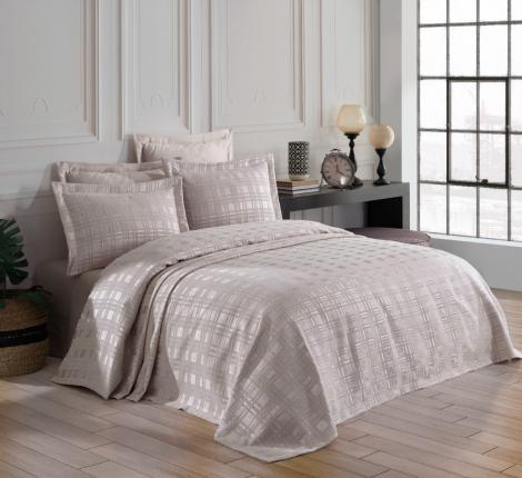 Гобеленовое покрывало "DO&CO" 240х260 (50x70-2 шт.) EKOSE, бежевый