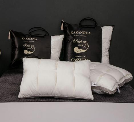 Подушка "Kazanov.A" Cassette (жемчуг пепел), 50х70