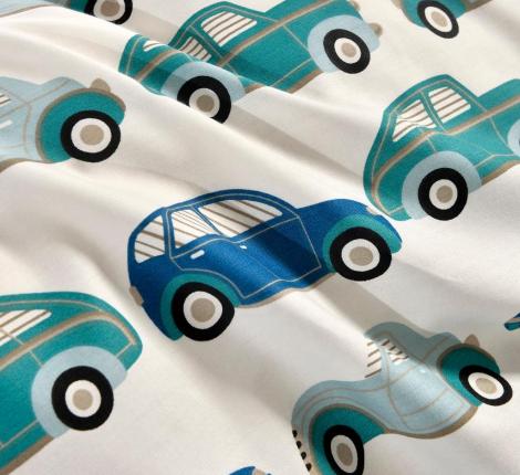 Постельное белье детское "Sofi de Marko" Машинки ретро Сатин, 1,5 спальный