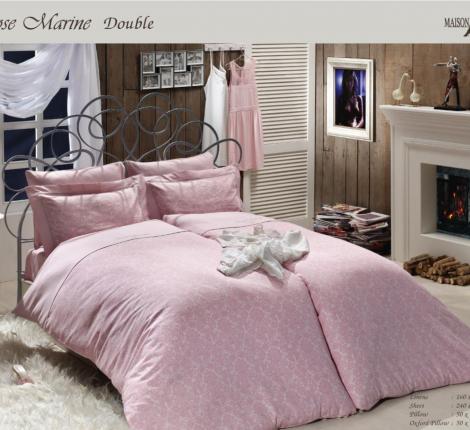 Постельное бельё "Maison D'or" ROSEMARINE Сатин со стразами семейный, розовый