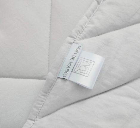 Покрывало "Sofi de Marko" Робби (серебро) Велюр, 230х250