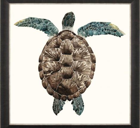 Постер "MOSAIC TURTLE" BL-4, 50х50