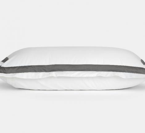 Наволочка с широкой отделкой "ALPINE GRAPHITE ALLURE GRASS" Мако-Сатин, 50х90 (2шт)