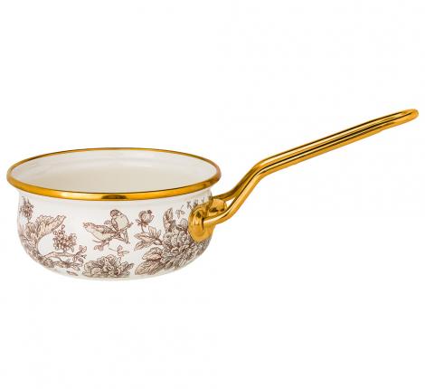 Ковш эмалированный "ВИНТАЖ. ПТИЧКА", 0,9 л