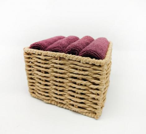 Набор махровых салфеток "Sofi de Marko" Джоди 30х30(4шт), пурпурный