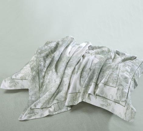 Постельное белье "Asabella" 2291-6 Фланель, Евро