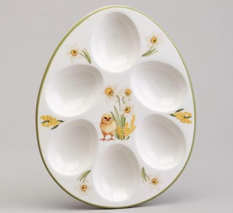 Блюдо для 6 яиц "SUNDAY", 20,5*16*2,5 см