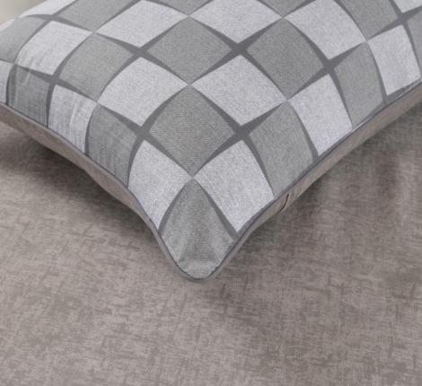 Постельное белье "Sofi de Marko" Бонифаций (серый) Сатин, Семейный